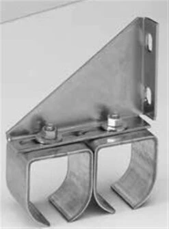 Hillman Double Adjustable Round Rail Bracket