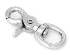 SCISSOR SNAP 1/2" PKG.- SWIVEL EYE, S.S.