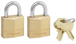 THE MASTER LOCK NO. 120T SOLID BRASS PADLOCKS FEAT