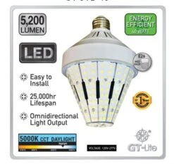 GT-LITE High Lumen 40W / 5200LM LED COB Bulb 5 GT-LITE High Lumen 40W / 5200LM LED COB Bulb -Home Improvement Store 8598e5cc 421f 4b5d 85cb 60c16f964692