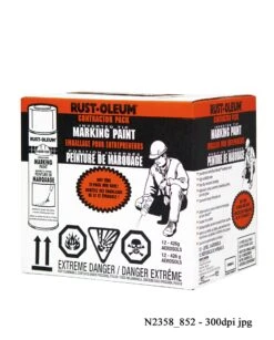 Rust-Oleum Markng Paint Red-Orange 426G
