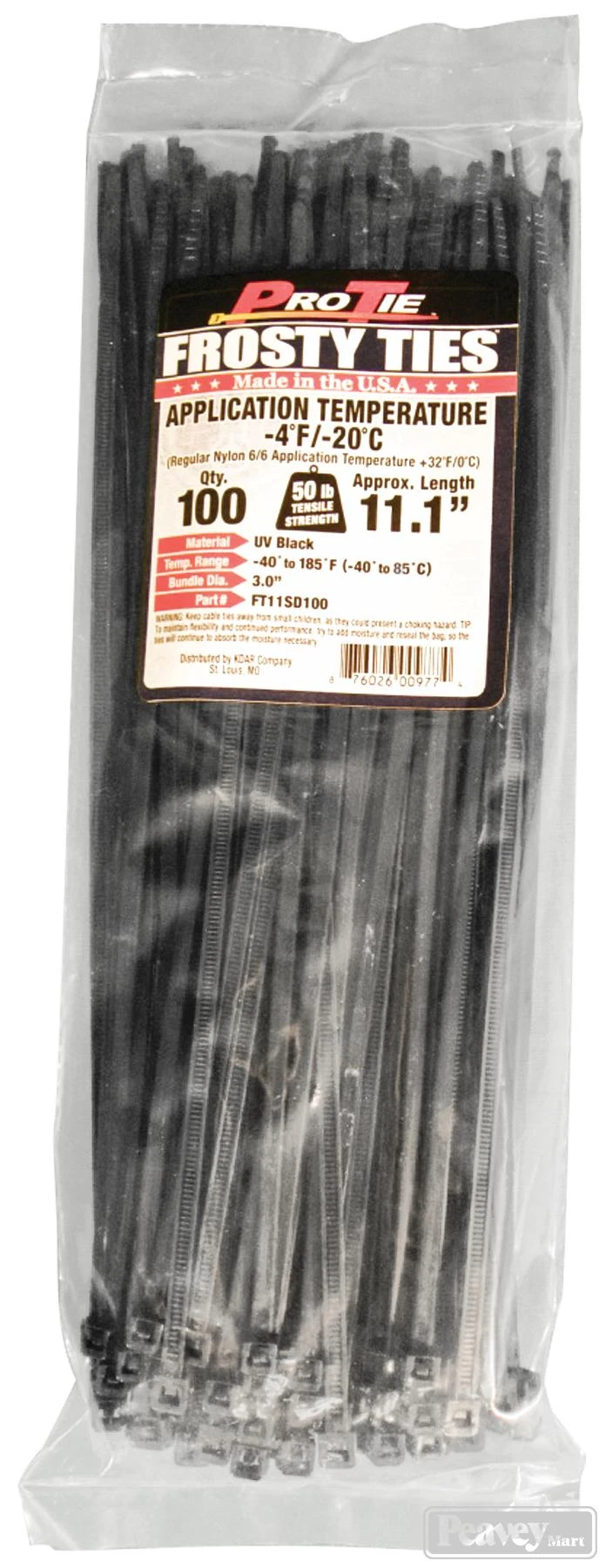 Cable Ties 11" - 100 PC 3 Cable Ties 11" - 100 PC