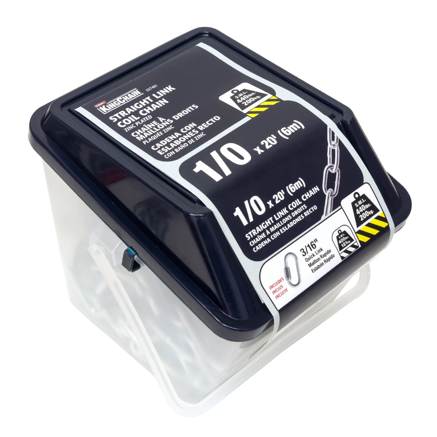 STRGHT LNK COIL CHN 1/0"X20' 5 STRGHT LNK COIL CHN 1/0"X20' - Image 3