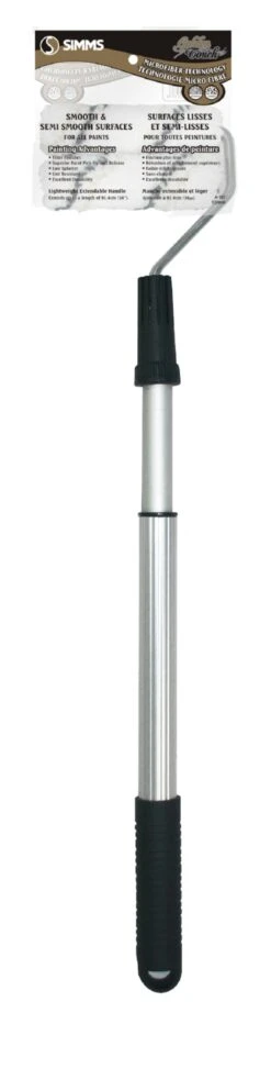 Extendable Roller Frame (up To 36") Plus 2pk Microfiber Mini Roller 100mm X 10mm