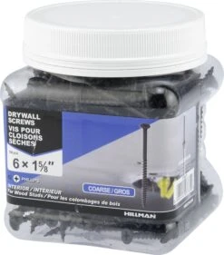 750Ml Jar 6 X 1 5/8" Coarse Drywall Screws