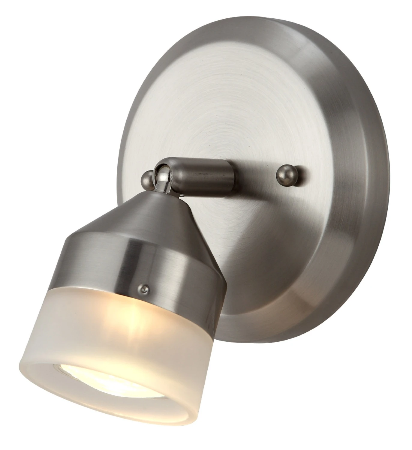 Canarm Uberhaus Marta 1-Bulb Ceiling Track Light Fixture W/ Adjustable Head- Frosted Glass 3 Canarm Uberhaus Marta 1-Bulb Ceiling Track Light Fixture W/ Adjustable Head- Frosted Glass