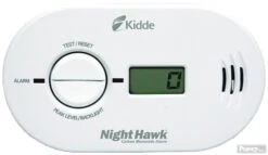 Battery Operated Carbon Monoxide Alarm With Digital Display