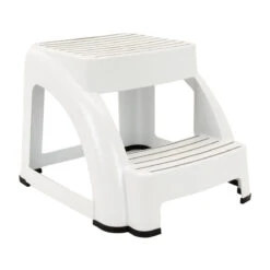 STEP STOOL 2 WHITE