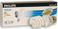 Philips BULB 13W MINI TWIST DAYLIGHT 6PK