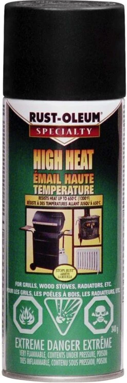 Rust-Oleum Specialty High Heat Bbq Enamel Black 340G