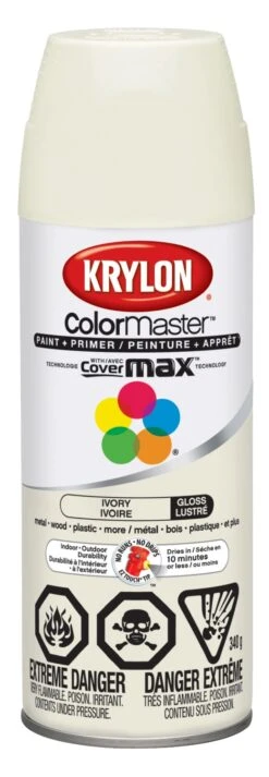 KRYLON® COLORMASTER? PAINT + PRIMER| GLOSS| IVORY|