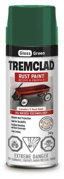 Rust-Oleum Tremclad Rust Paint Green 340G