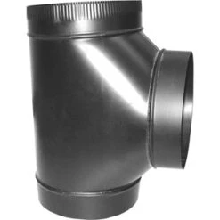 Imperial TEE BLACK STOVE 24GA 6 X 6