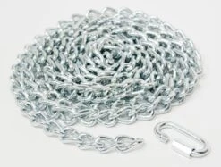 CHAIN MCHN TWIST 2/0X10' ZINC
