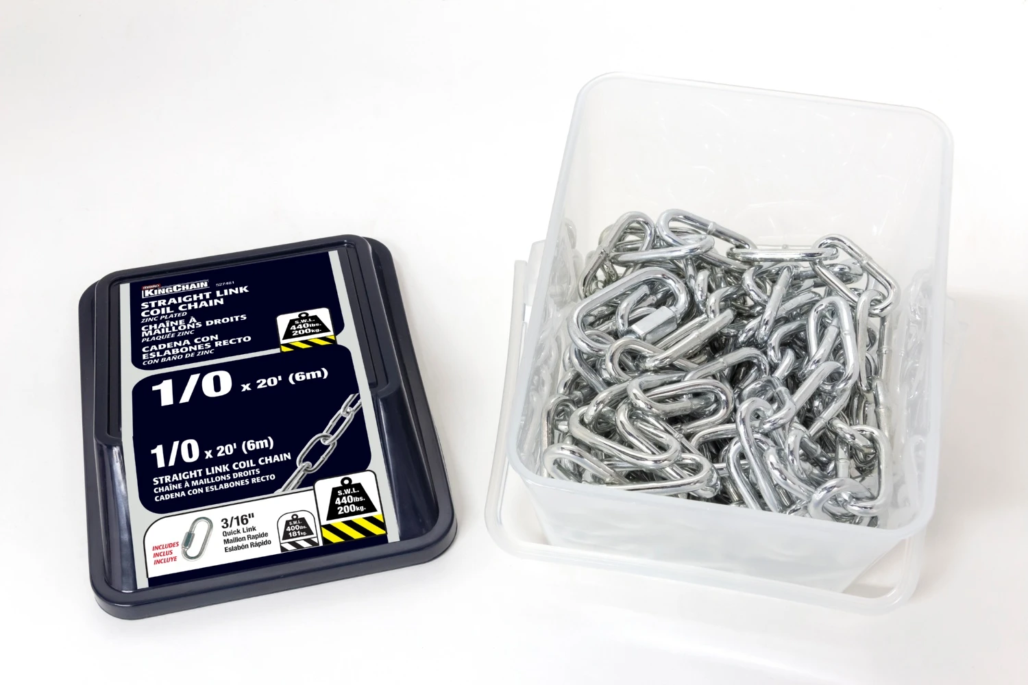 STRGHT LNK COIL CHN 1/0"X20' 4 STRGHT LNK COIL CHN 1/0"X20' - Image 2