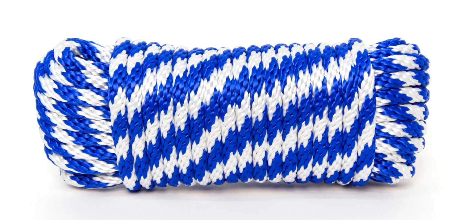 3/8"x50' PP SMOOTH-BLU/WHT - HANK 3 3/8"x50' PP SMOOTH-BLU/WHT - HANK