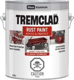 Rust-Oleum Tremclad Rust Paint Aluminum 3.78L