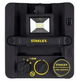 STANLEY Electric Forced Air Space Fan Heater With LED Light And USB