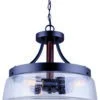 Canarm Riva 3-Bulb Chandelier- Black And Wood -Home Improvement Store aa8a1488 a54f 40b1 9731 b803b08c5dd6