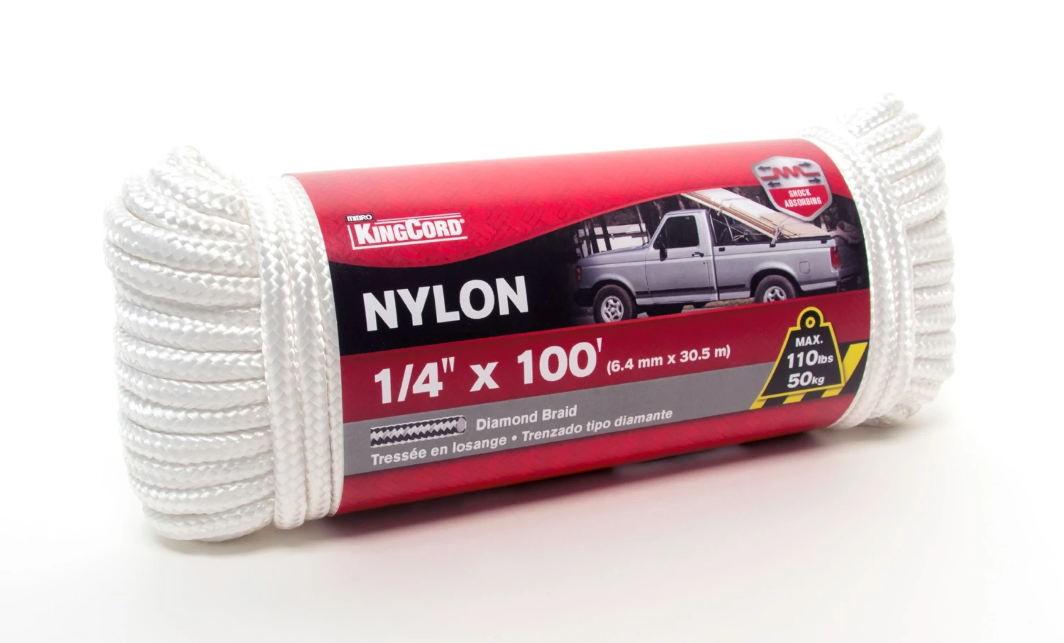 ROPE NYL DIAM BR W 1/4X100' 4 ROPE NYL DIAM BR W 1/4X100' - Image 2