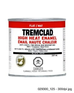 Rust-Oleum Tremclad High Heat Flat Black237ml
