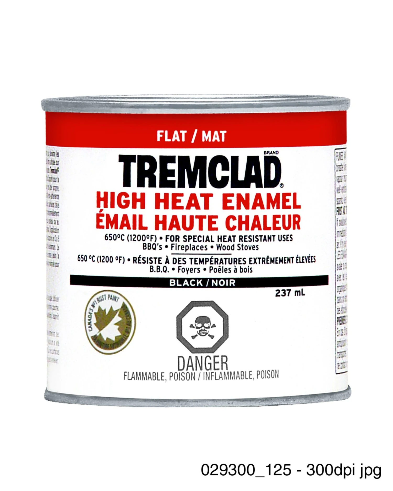 Rust-Oleum Tremclad High Heat Flat Black237ml 3 Rust-Oleum Tremclad High Heat Flat Black237ml