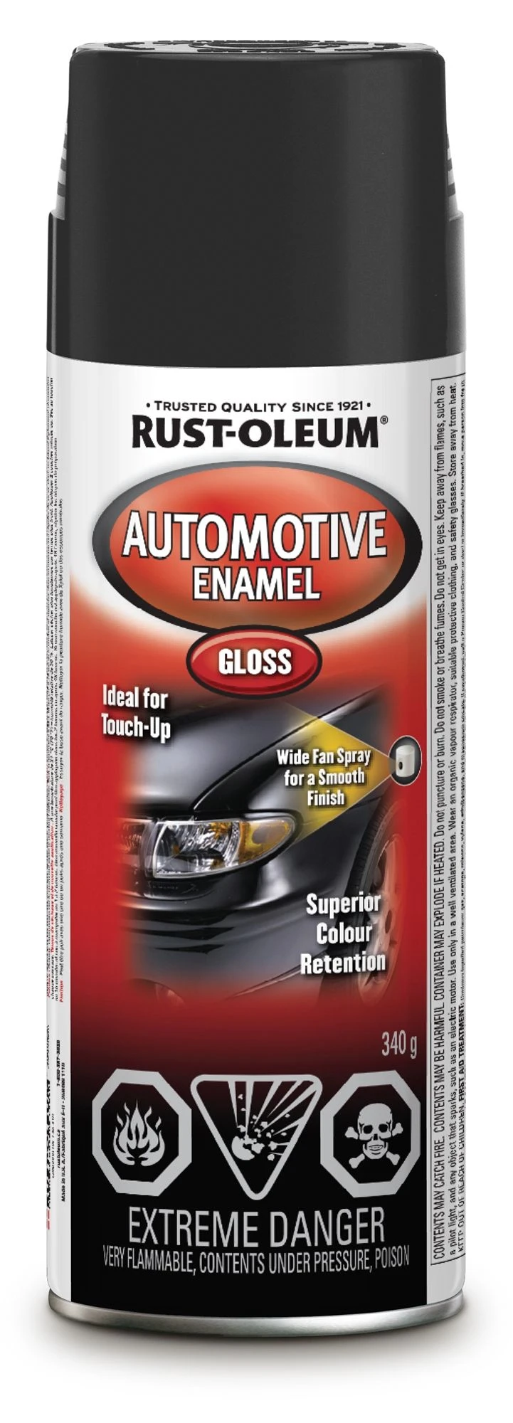 Rust-Oleum Gloss Black Auto Enamel 340g 3 Rust-Oleum Gloss Black Auto Enamel 340g