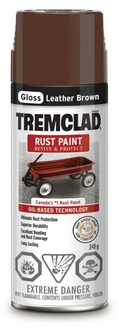 TREMCLAD RUST PAINT LEATHER BROWN 340G