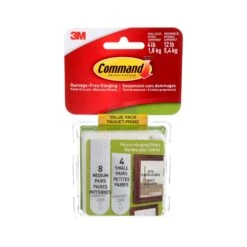 3M Command Picture Hanging Strips, White, Small/Medium, 24 Strips Per Pack -Home Improvement Store b49007d5 f820 4646 8491 df36d9ef3675