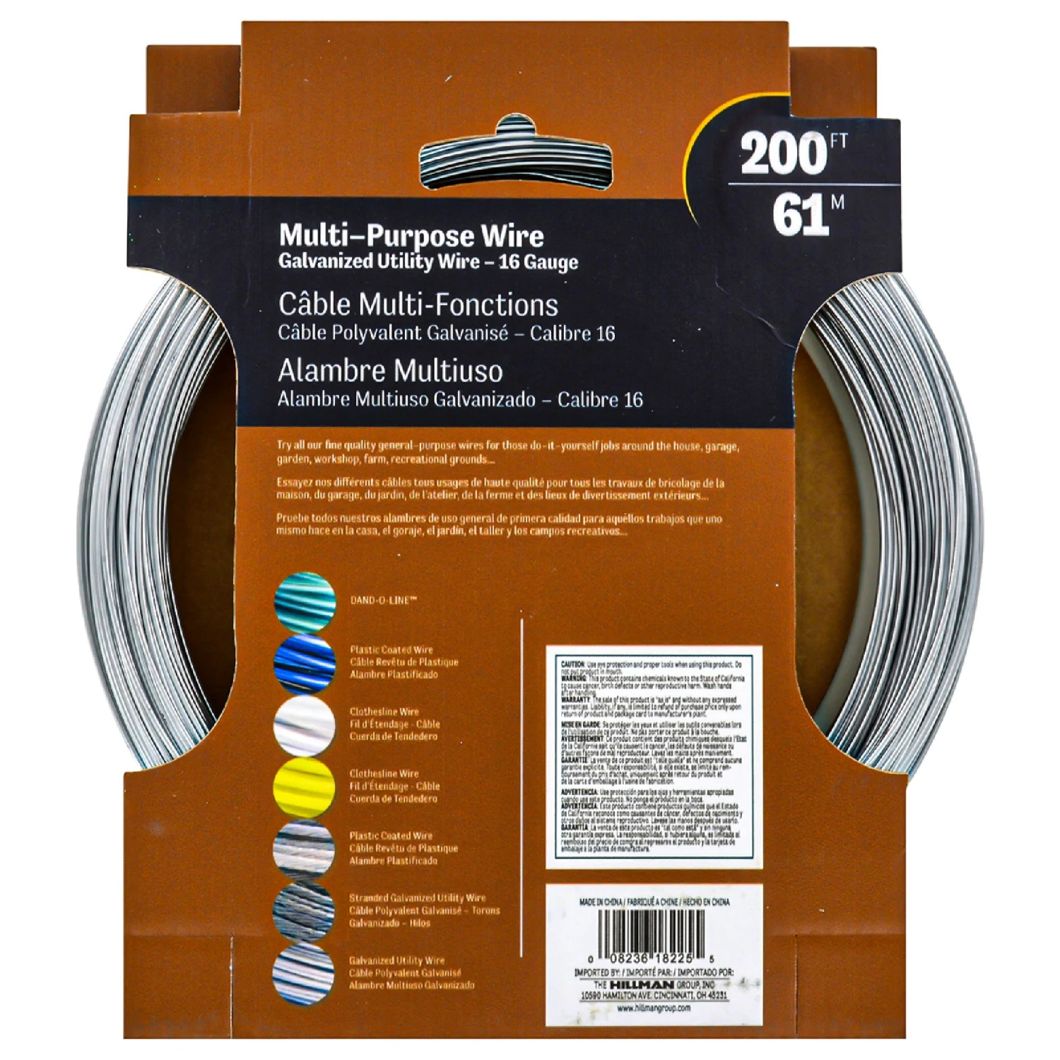 Hillman WIRE 16 GAUGE GALV 200' DIS PK 5 Hillman WIRE 16 GAUGE GALV 200' DIS PK - Image 3