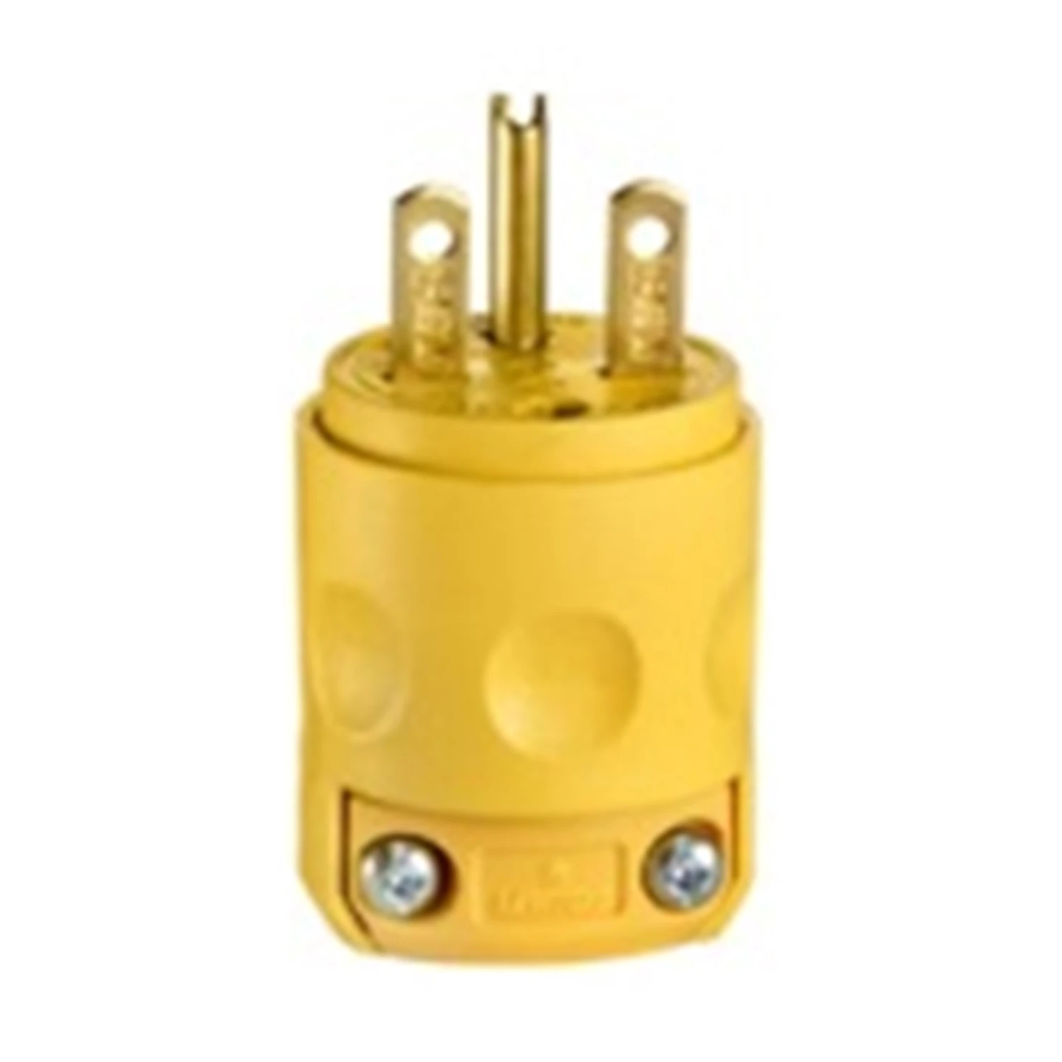 PVC PLUG 3-WIRE, IN YELLOW 4 PVC PLUG 3-WIRE, IN YELLOW - Image 2