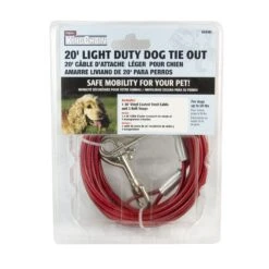 Light Duty Cable Dog Tie Out Pkg