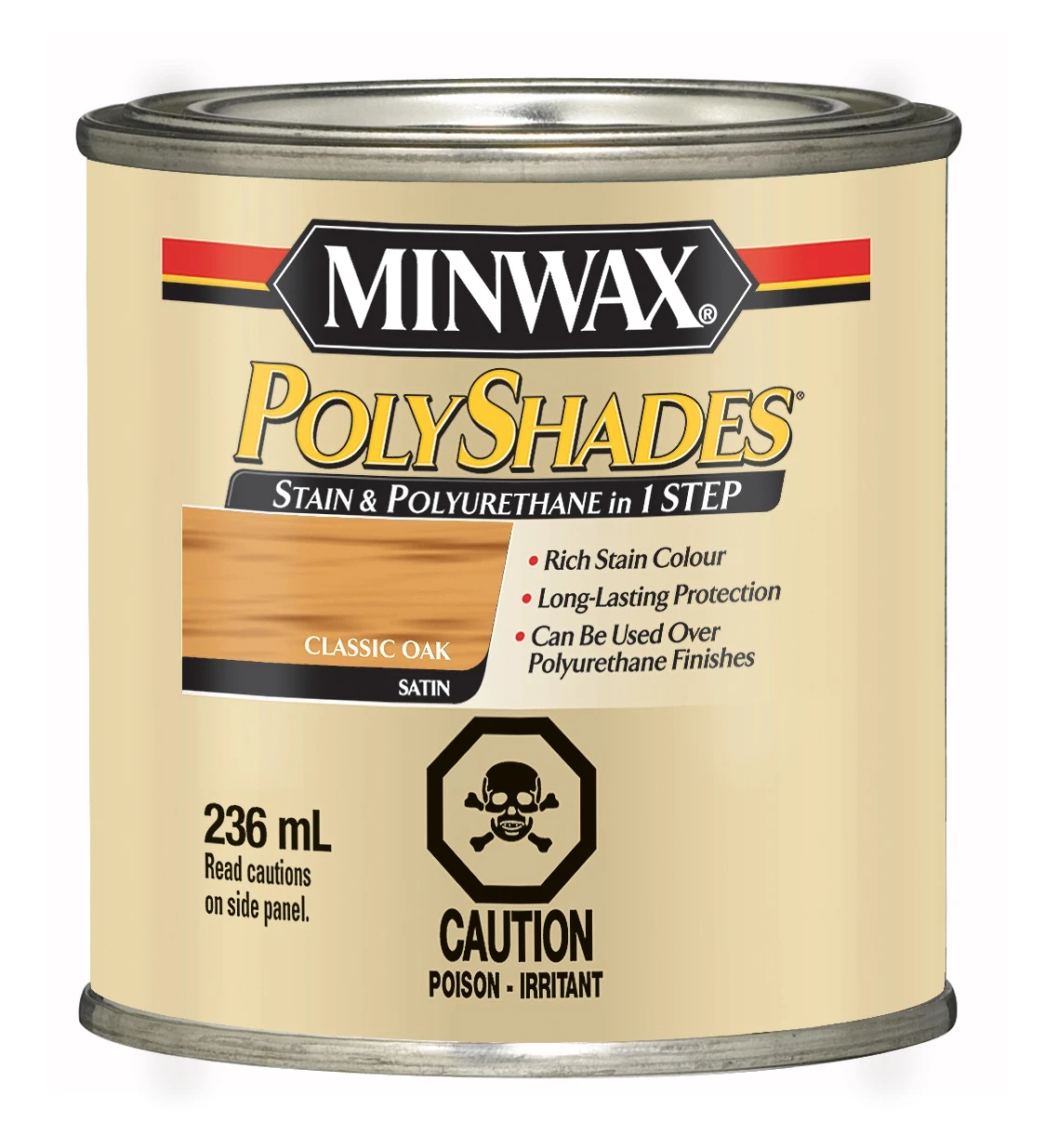 MINWAX® POLYSHADES® SATIN| CLASSIC OAK| 236 ML 3 MINWAX® POLYSHADES® SATIN| CLASSIC OAK| 236 ML