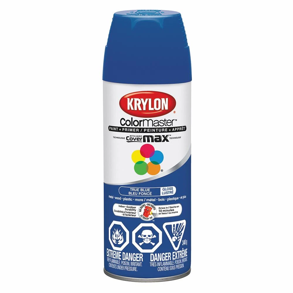Color Master Spray Paint- Gloss Blue 3 Color Master Spray Paint- Gloss Blue