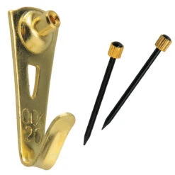 Hillman Assorted Classic Professional Picture Hangers & Nails Kit (10-75 Lbs), Brass, 48pc 15 Hillman Assorted Classic Professional Picture Hangers & Nails Kit (10-75 Lbs), Brass, 48pc -Home Improvement Store bfbd9fc4 3916 46d9 a31e b553b212e312