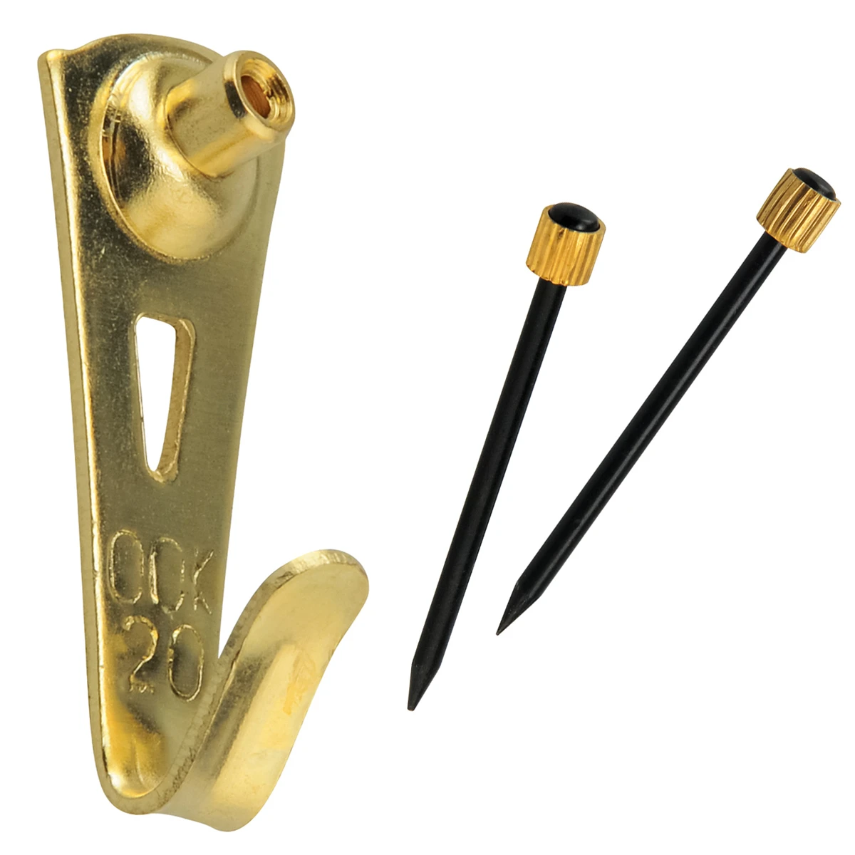 Hillman Assorted Classic Professional Picture Hangers & Nails Kit (10-75 Lbs), Brass, 48pc 7 Hillman Assorted Classic Professional Picture Hangers & Nails Kit (10-75 Lbs), Brass, 48pc - Image 5