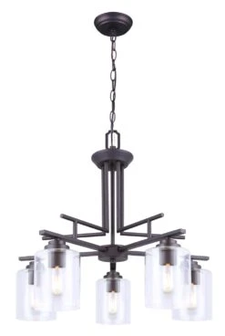 Canarm Montebello 5-Bulb Light Pendant- Oil Rubbed Bronze