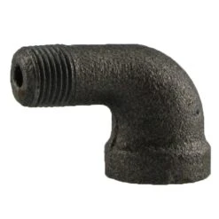 2" Black Street Elbow