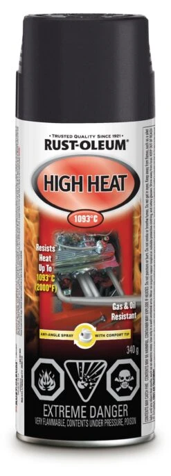 Rust-Oleum® Auto Paint High Heat Flat Black 340g