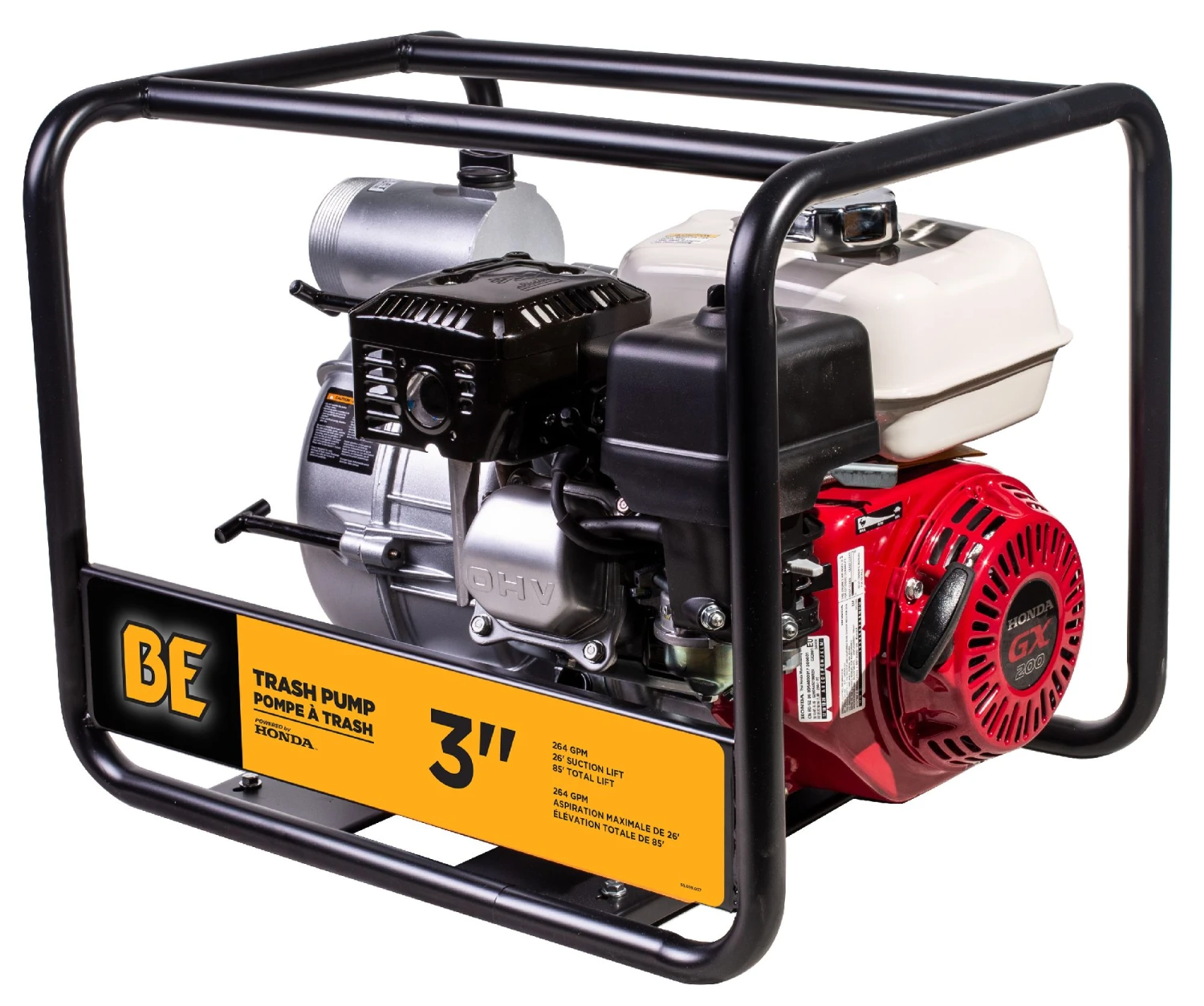 TRASH WATER PUMP 3" HONDA GX 3 TRASH WATER PUMP 3" HONDA GX