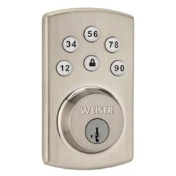 Powerbolt 2.0 Electronic Deadbolt Featuring SmartKey In Satin Nickel