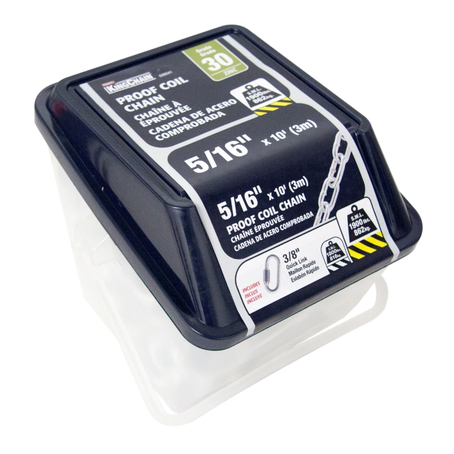 QUICK LINK ZINC 5/16"X10' GR30 5 QUICK LINK ZINC 5/16"X10' GR30 - Image 3