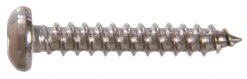 Hillman Screw Metal Pan Ss 8X1-1/2