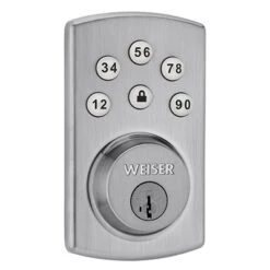 Powerbolt 2.0 Electronic Deadbolt Featuring SmartKey In Satin Chrome
