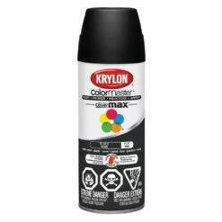 Color Master Spray Paint- Flat Black
