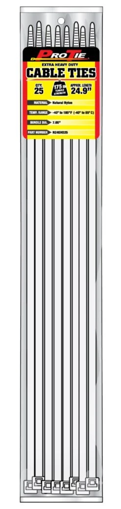 CABLE TIE 24.9"NATNYL 175LB25P