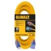Dewalt® 12/3 SJTW LIGHTED 25' EXTENSION CORD- Yellow
