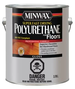 STAIN MINWAX POLY FLR GLS 1G