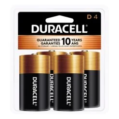 Duracell BATTERY DUR D 4PK