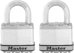 Master Lock KEYED PADLOCK. 2 IN. MADE OF STEEL. OCTAGONAL BORO